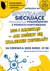 Spotkanie sieciujące dla NGO 24.06.2025 - plakat zapraszający na spotkanie do KUL