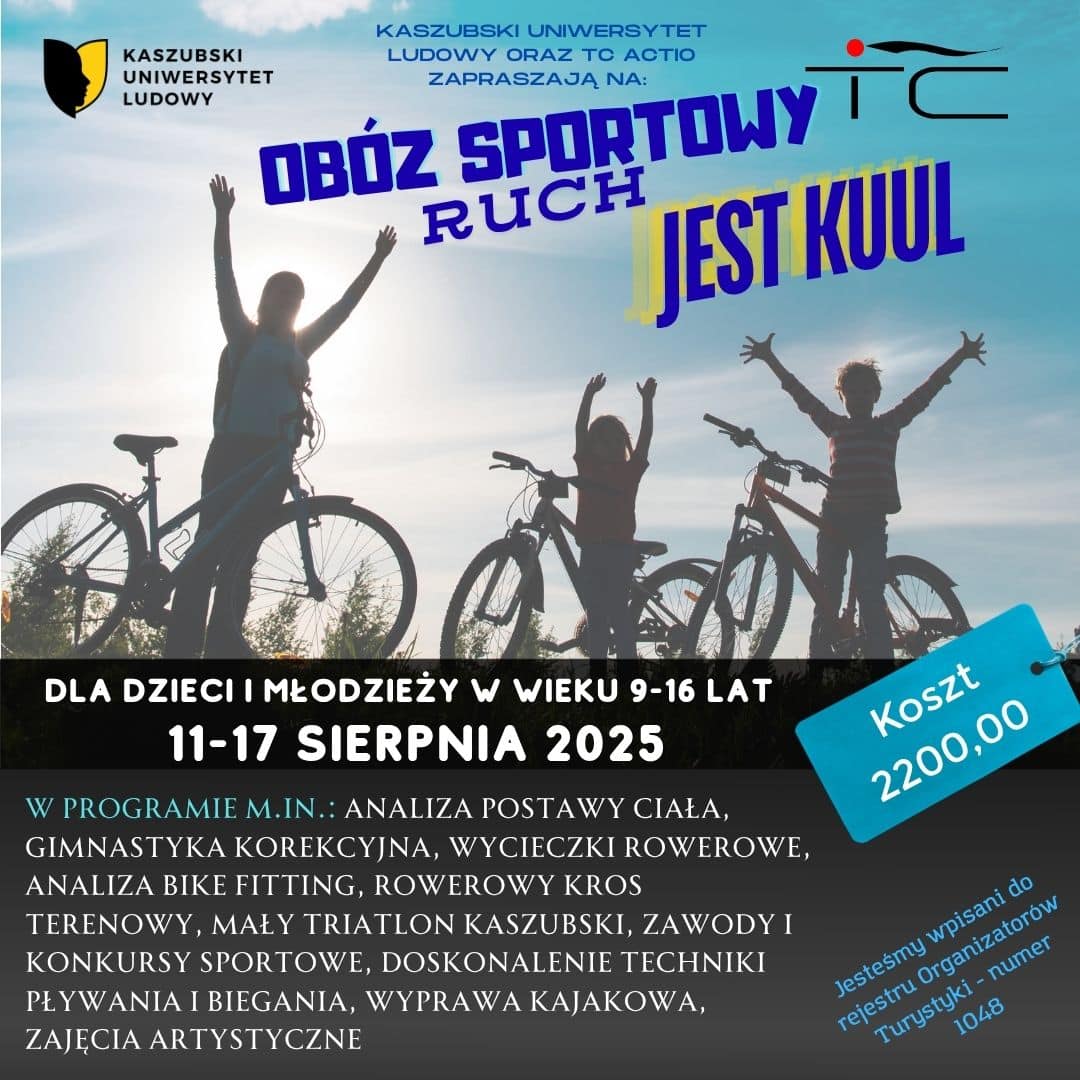 Plakat zapraszający na obóz ruch jest Kuul